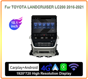 Multimedia <span class=keywords><strong>Android</strong></span> de 10,1 pulgadas para Toyota Land Cruiser LC200 2016-2021 Radio estéreo para coche GPS DVD navegación inalámbrica CarPlay Unidad Principal - Product Image 4
