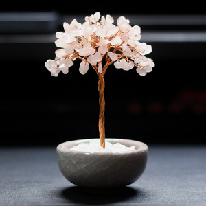 Yellow <b>Crystal</b> <b>Tree</b> Citrine Handmade Home Office Desktop Decoration Treasure Bowl Money <b>Tree</b> Gift - Product Image 3