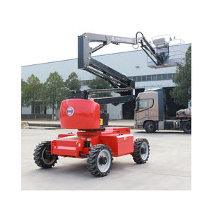 รถเทรลเลอร์ยกรถกระเช้ากระเช้ากระเช้ากระเช้ากระเช้ากระเช้ากระเช้ากระเช้ายกรถยกบูมลิฟท์ไฟฟ้าแบบลากได้ได้รับการรับรอง CE - Product Image 6