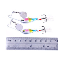 Leurre vibrant en métal VIB 10g/15g/20g, appât artificiel dur à super lancer avec paillettes vibrantes pour poisson mandarin
