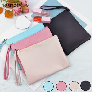 Trousse de maquillage beauté en cuir PU pour femmes pochette de marque privée de voyage portable sac cosmétique - Product Image 4