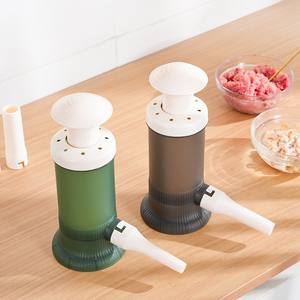 <span class=keywords><strong>Appareil</strong></span> d'irrigation <span class=keywords><strong>manuel</strong></span> pour la maison, outil de remplissage de saucisses à poussée manuelle avec 4 tubes, machine à saucisses manuelle pour saucisses conservées - Product Image 1