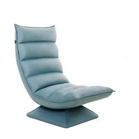 Fauteuil lune pivotant individuel, fauteuil inclinable pliant compact pour balcon, chaise de loisirs pour salon