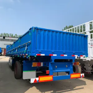 Trung Quốc Nhà sản xuất tùy chỉnh bên Rollover tipper Dumper Dumper bán Trailer xe tải cho mỏ cát đá xây dựng giao thông vận tải