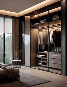 Ensemble de chambre à coucher moderne et luxueux personnalisé, armoire en pierre écologique pour appartement, service d'achat au prix direct usine - Product Image 4