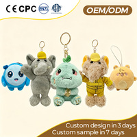 Porte-clés Mascotte Personnalisée en Peluche, 98% de Similitude, Figurine d'Idole Anime, Pendentif Mascotte d'Entreprise en Peluche