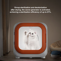 Sèche-cheveux automatique pour animaux de compagnie à 360° avec contrôle intelligent de la température silencieux pour petits chiens et chats