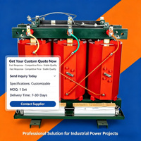 Transformateur sec 10KV SCB10-630KVA/10KV, construction entièrement scellée en résine époxy