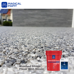 Sàn rửa ston đá lớp phủ thâm nhập UV ổn định thấm nhựa ràng buộc sỏi lát Epoxy rửa sàn đá - Product Image 2