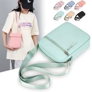 Custom Brand Mini Crossbody Phone Bag for Women Oxford Cloth <b>Small</b> Shoulder Purse Mixed Colors Multiple Compartments Promotional - Product Image 2