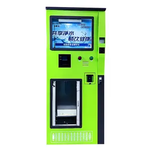 Una máquina expendedora de agua pura completamente automática que funciona con monedas de ósmosis inversa para exteriores que se puede consumir directamente