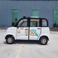 Vehículo Eléctrico de Baja Velocidad con Batería de Plomo-Ácido de 60v, Motor de 1200W, Pantalla LCD de 9 Pulgadas, Caja de Cambios Automática, Interior Oscuro, Volante a la Izquierda