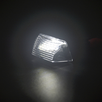 Accessoires de voiture Lampe d'immatriculation à LED sans erreur pour Peugeot 206 207 306 307 308 406 407 5008 Partner Tepee