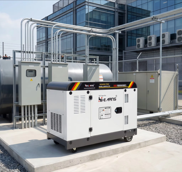 Silent Generator for Home Use 12KW 15KVA Diesel Portable Electric Generator for Home Emergency Backup Power With ATS