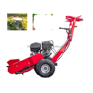 High Power Forestry Wood Stump Tree Root Removal <b>Machine</b> Construction Retail Featuring Essential Gear Bearing Timber Trailer - Product Image 1