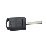 Clé de voiture intelligente Hiton à 2 boutons en alliage d'aluminium, étanche, noire, 433 MHz, lame de clé, garantie 1 an, Opel MERIVA Corsa C-ombo