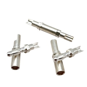 Connecteur banane Adb d'Édimbourg, en cuivre plaqué argent, broches mâles et femelles, taille personnalisée, haute conductivité, contact électrique - Product Image 3