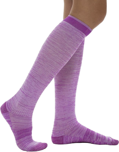 <span class=keywords><strong>Chaussettes</strong></span> de compression montantes pour femme à dégradé chiné, à pression graduée, pour la course, le voyage et le soulagement de la fatigue, personnalisables - Product Image 4