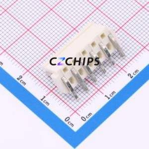 ZX-VH3.96-6PWZ-GW Wire-to-Board Pin Header Bent Lead Through Hole,P=3.96mm Connector 1x6P 3.96mm Right Angle Insert VH - Product Image 2