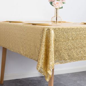 Mantel de Lentejuelas Bordado Popular al por Mayor de 60x60cm para Eventos y Fiestas, Diseño Dorado - Product Image 4