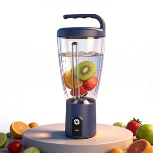 Mixeur USB rechargeable 1000 ml, mixeur personnel sans fil, petit appareil compact pour la maison, idéal pour les smoothies et les jus de fruits - Product Image 1