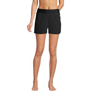 FOXA Pantalones cortos de baño para mujer de 3 pulgadas de secado rápido con cintura elástica y braguita incorporada - Product Image 1
