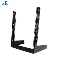Gestionnaire de câbles horizontal 2U tout en plastique double face pour armoire de rack ouverte à 2 poteaux de 19 pouces