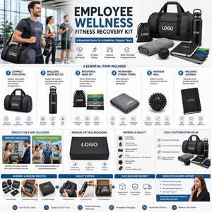 Kit de Recuperación y Bienestar para Empleados de Acero Inoxidable de Lujo con Logotipo Personalizado, Set de Regalo Corporativo para Integración Empresarial y Acción de Gracias, Venta al Por Mayor - Product Image 3