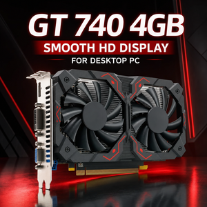 การ์ดจอเกมมิ่งรุ่นใหม่ GT740 <span class=keywords><strong>4GB</strong></span> GDDR5 128Bit พัดลมคู่ รองรับ 4K พร้อม DirectX 12 และ PCI Express 3.0 X16 สำหรับคอมพิวเตอร์ตั้งโต๊ะ - Product Image 6