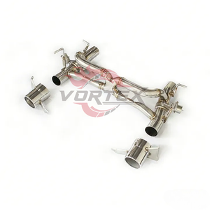 Sistema de Escape Catback Valvetronic de Alto Rendimiento Vortex, Acero Inoxidable T304, Pulido Espejo, 1.5 mm de Grosor, para Ferrari 488 - Product Image 4