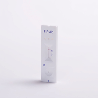 Cassette de test rapide d'anticorps pour la périarthrite inflammatoire périostale (FIP) et la périarthrite viroïdale périostale (FIPV) chez le chat, pour sérum et sang total, bandelette de diagnostic vétérinaire