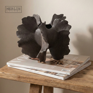 Vaso in Ceramica Fatto a Mano <span class=keywords><strong>Merlin</strong></span> Living a Forma di Farfalla, Vaso Nordico per Arredamento Casa, Vaso Personalizzato, Fabbrica di Ceramiche Chaozhou OEMODM - Product Image 6