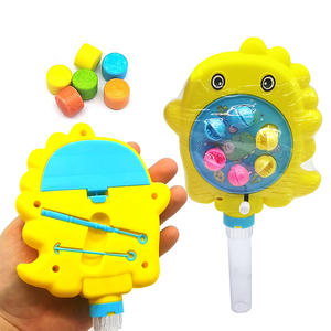 Shantou venta al por mayor dibujos animados dinosaurio pesca juguetes niños jouets bombones con dulces - Product Image 1
