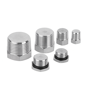 Tapón Hidráulico Hexagonal Exterior de Acero Inoxidable 304, Tapa de Sellado de Alta Presión para Sistema Hidráulico - Product Image 1