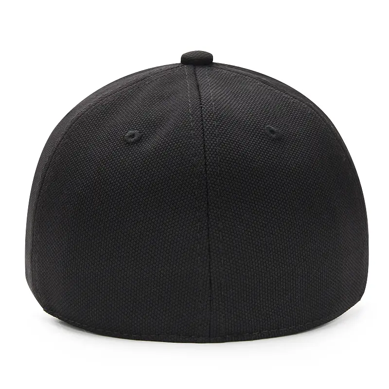 Nouvelle casquette de baseball 100% Polyester à coupe sèche, vierge, noir, uni, flex fit, chapeau en vrac pour hommes et femmes