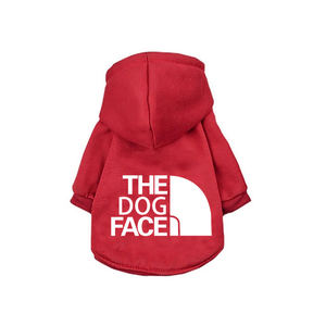 Hersteller Neues Design Mode Luxus Marke XL The <span class=keywords><strong>Dog</strong></span> Face Mantel Weste Hoodie Winter Hundebekleidung für Welpen - Product Image 5
