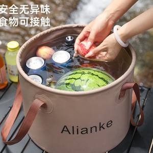 Cubo de Agua Plegable Portátil Alianke, Ligero y Multiusos, para Acampar, Pescar y Lavar al Aire Libre - Product Image 2