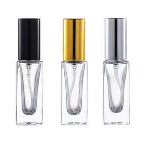 Flacon pulvérisateur carré transparent rechargeable avec bouchon spirale, étiquette personnalisable, 5ml, 10ml, 15ml, 20ml, 30ml – Meilleures ventes pour <span class=keywords><strong>spa</strong></span> - Product Image 5