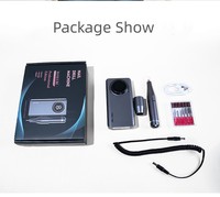 2024 Portable électrique 35000 tr/min perceuse à ongles sans fil nouvelle perceuse à ongles sans fil argent/gris/noir Rechargeable