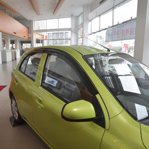 Déflecteurs Wind & Bug Visière de porte Visière de fenêtre pour March (K13) Micra Renault Pulse 10-17 Pare-soleil - Product Image 1