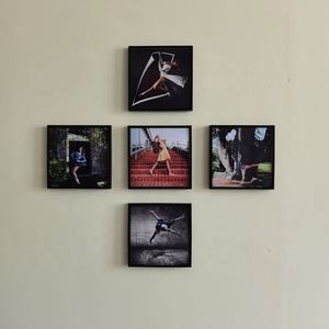 Lot de 4 carreaux photo innovants carrés de 8x8 pouces amovibles - Product Image 2