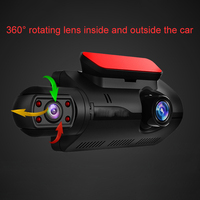 Grabadora de conducción Full Hd para salpicadero de coche, cámara Dvr con lente Dual, función Wifi, caja negra, gran oferta
