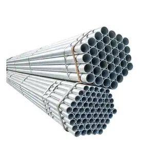 Tube en acier galvanisé rond ASTM A53 galvanisé à chaud de taille personnalisée pour l'industrie, la construction, les pipelines