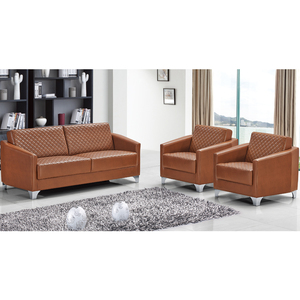 Bán Buôn Đồ Nội Thất Văn Phòng Sofa Hiện Đại Mẫu Mới 1 + 1 + 3 Bộ Sofa Văn Phòng Da PU - Product Image 3