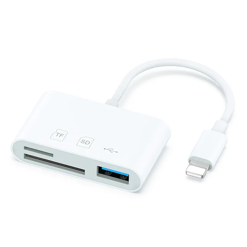 Universal 3-in-1 Multifunktions-OTG-Mikroadapter USB Typ C zu USB 3.0 TF SD-Flash-Disk-Kartenleser für Telefon Android Laptop