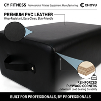 Boîte carrée de Pilates professionnelle à poignée unique réglable, certifiée BSCI, logo personnalisé OEM, Choyu Body, pour usage domestique, studio, club, salle de sport