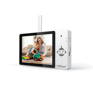 5 "4K WiFi; Moniteur pour bébé avec réveil; Détection de pleurs,; Suivi humain; Sonnette vidéo conversation bidirectionnelle - Product Image 4