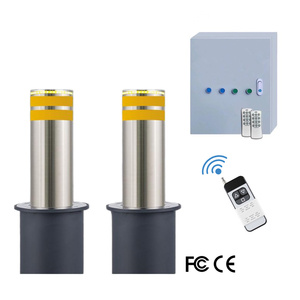 Điều khiển từ xa thép không gỉ thủy lực tăng cột bài bãi đậu xe tự động bollards đường lái xe xe an ninh IP68 - Product Image 2