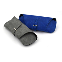 Pochettes à lunettes personnalisées Sac à lunettes souple en PU Emballage en cuir Étui pour lunettes de soleil