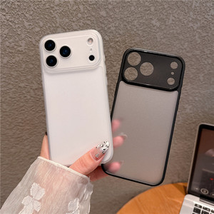 Cho iphone17 Pro Max kết cấu da Matte trường hợp điện thoại cho <span class=keywords><strong>iPhone</strong></span> 16 17air Độ chính xác lỗ chống thả siêu mỏng điện thoại bảo vệ trường hợp - Product Image 3